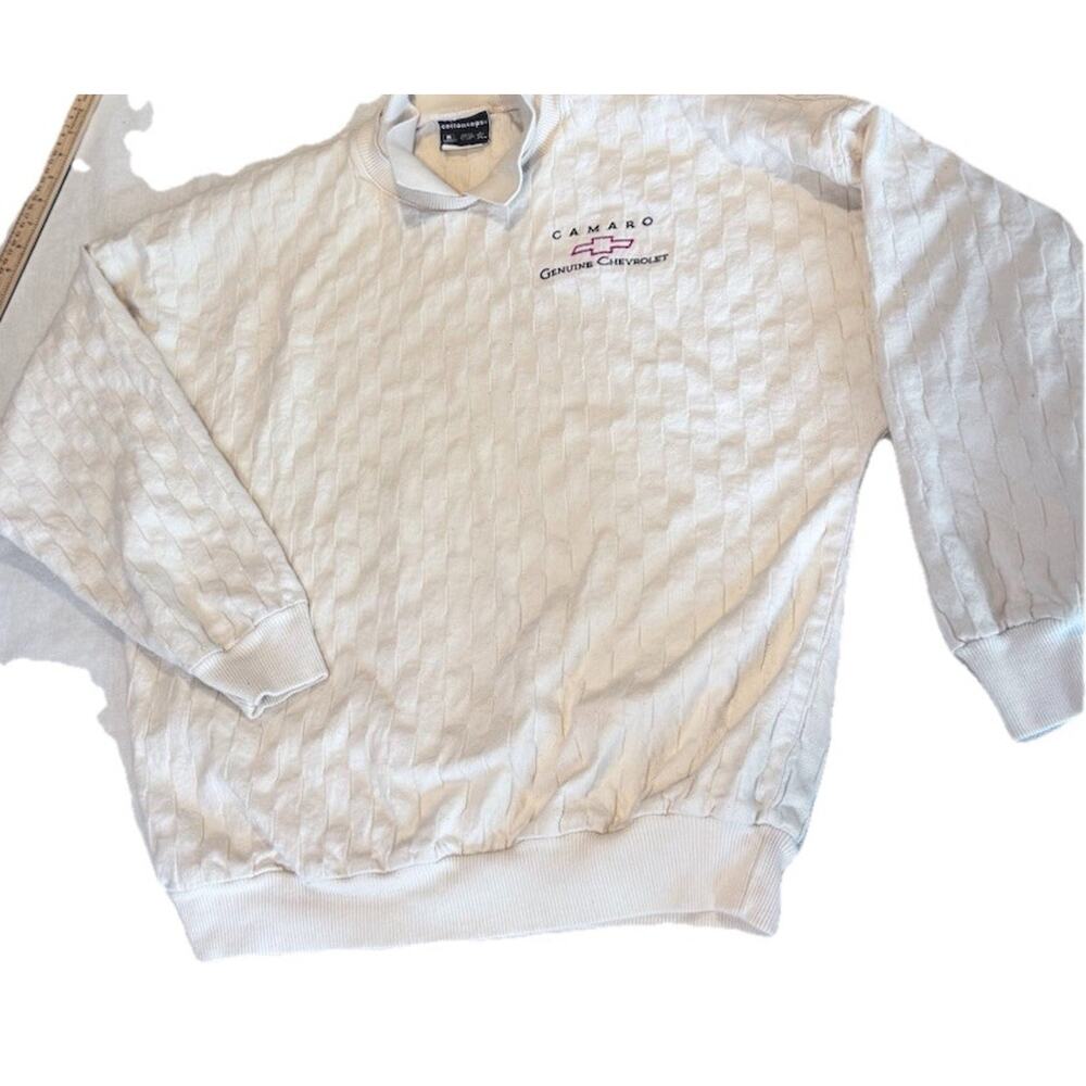Vintage Chevrolet Camaro Crewneck Collard Sweatshirt, 90s Men’s X Large